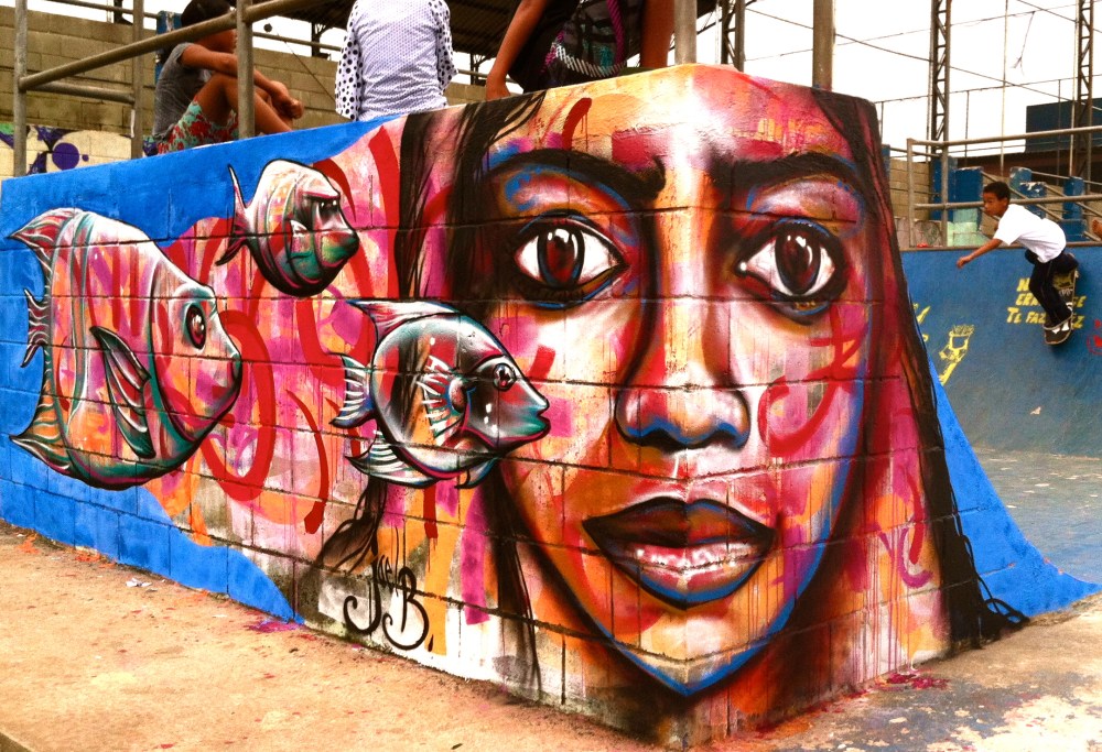 São Paulo, Brazil: skate park piece